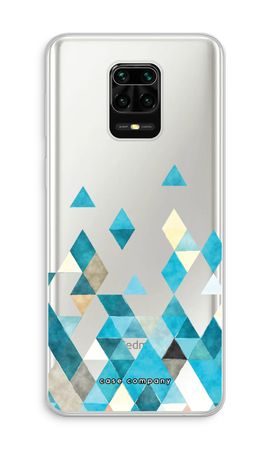 Coloured triangles blue