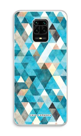 Coloured triangles blue