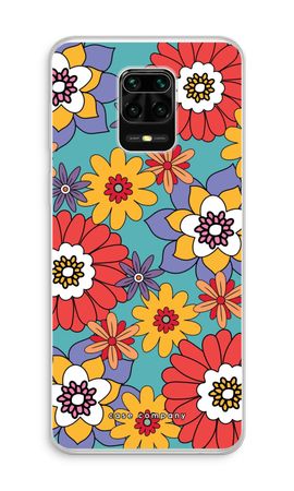 Retro Flowers - Blue