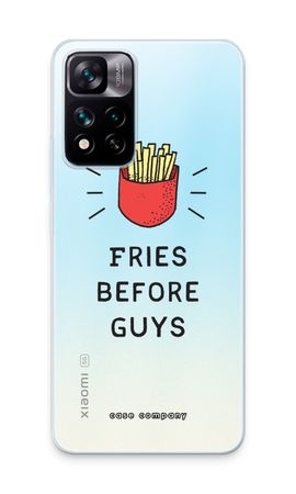 Fries before guys