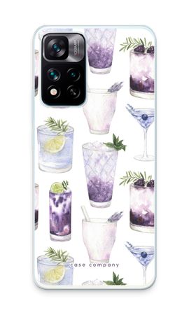 Violet cocktails
