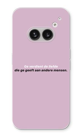 Ge verdient de liefde