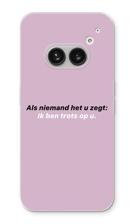 Ik ben trots op u
