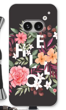 Hello in flowers