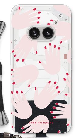 Hands pink