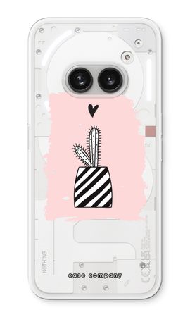 Black and white cactus