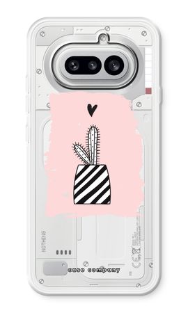 Black and white cactus