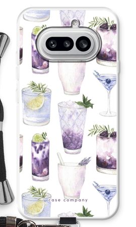 Violet cocktails