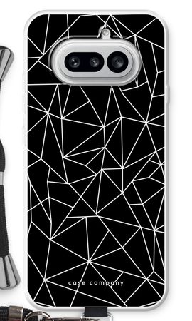 Geometric lines white