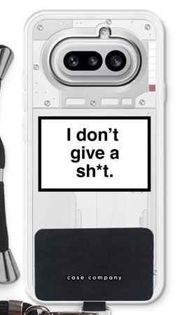 Don't give a shit