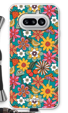 Retro Flowers N°2 - Blue