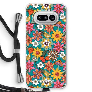 Retro Flowers N°2 - Blue