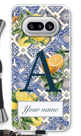 Monogram Blå kakelplattor
