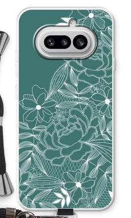 Flowers in lace