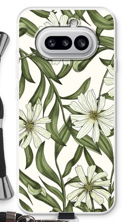White flower pattern