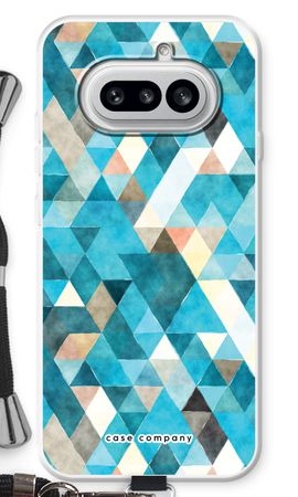 Coloured triangles blue