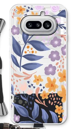 Flowers with blue leaves