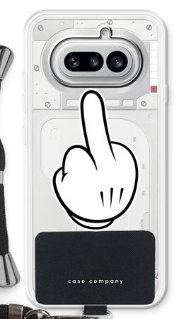Middle finger white