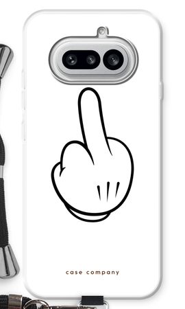 Middle finger white
