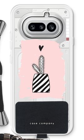 Black and white cactus