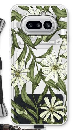 White flower pattern