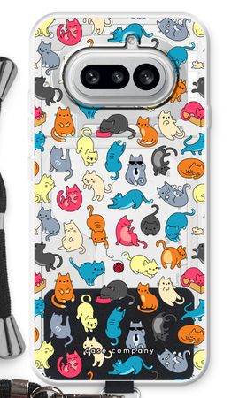 Colourful cats