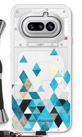 Coloured triangles blue