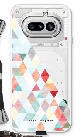 Coloured triangles pastel
