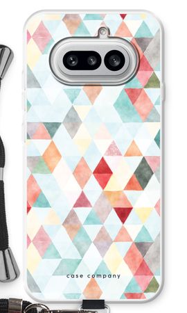Coloured triangles pastel