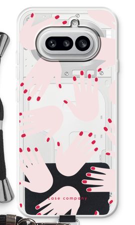 Hands pink