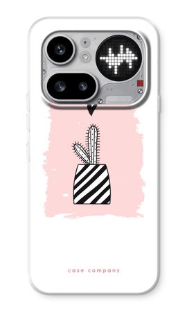 Black and white cactus