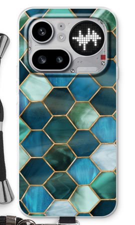 Hexagons in stained glass