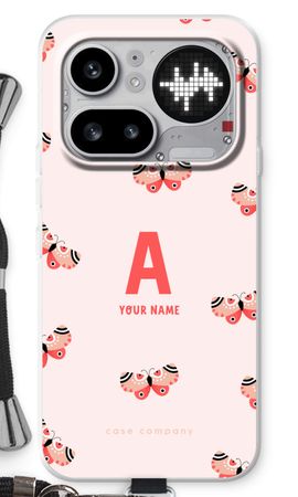 Rosy Butterflies Monogram