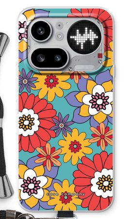 Retro Flowers - Blue