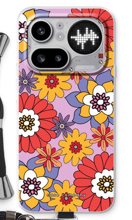 Retro Flowers - Purple