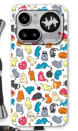 Colourful cats