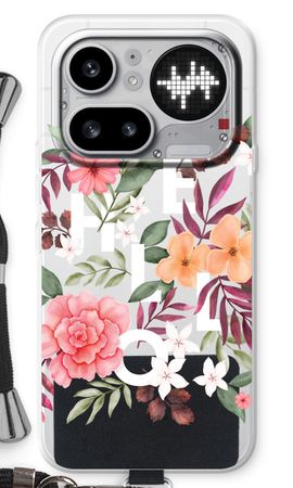 Hello in flowers