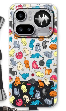 Colourful cats