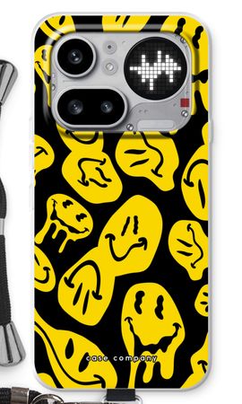 Melting smiley - Yellow