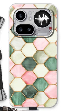Hexagons in stained glass