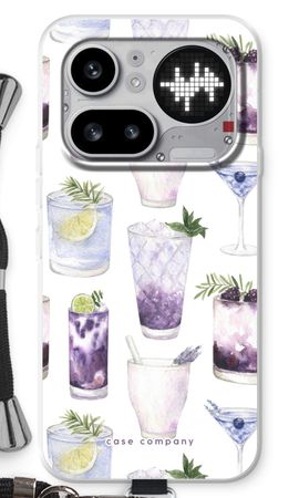 Violet cocktails