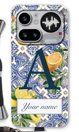 Monogram Blauwe tegels