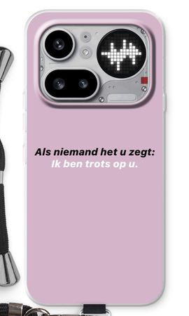 Ik ben trots op u