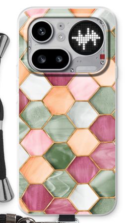 Hexagons in stained glass