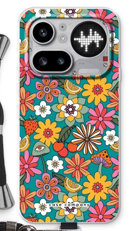 Retro Flowers N°2 - Blue