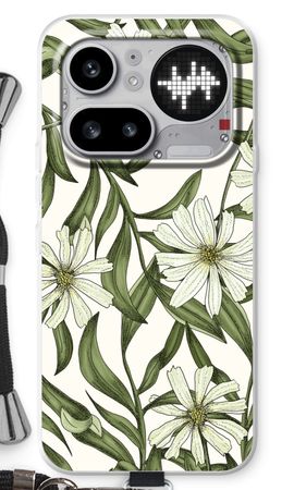White flower pattern