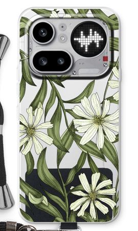 White flower pattern