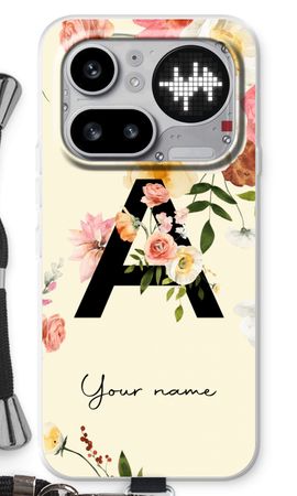 Flirty Flowers Monogram