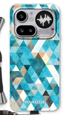 Coloured triangles blue