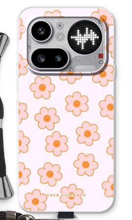 Pink Smiley Flower